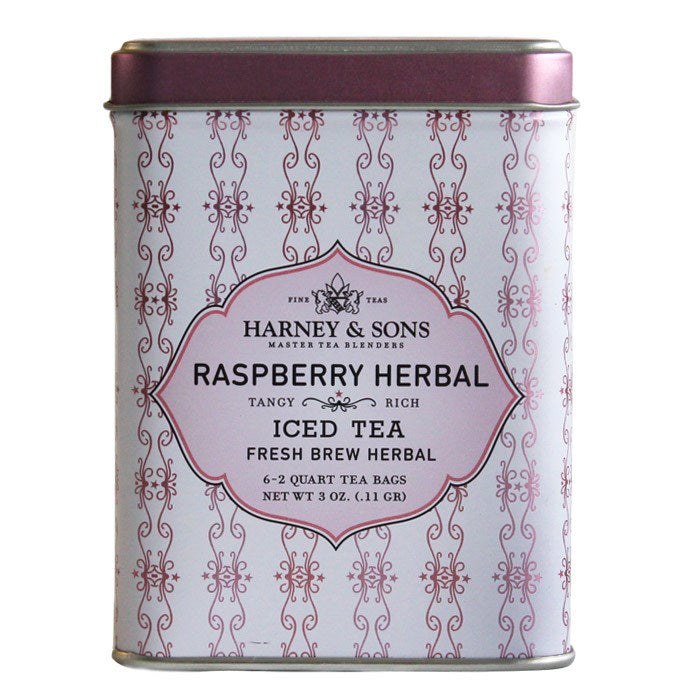 Harney & Sons Raspberry Iced Tea Tin 6ct