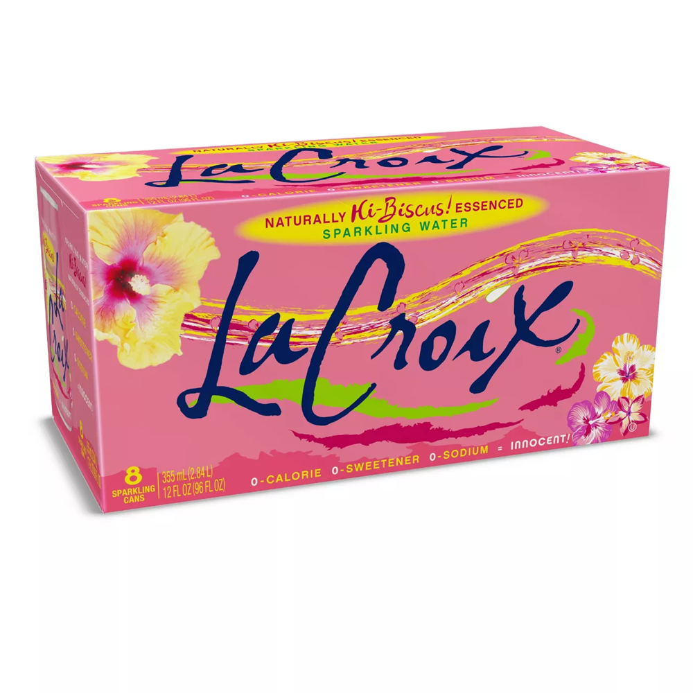 La Croix Hi-biscus 8 Pack / 12oz cans