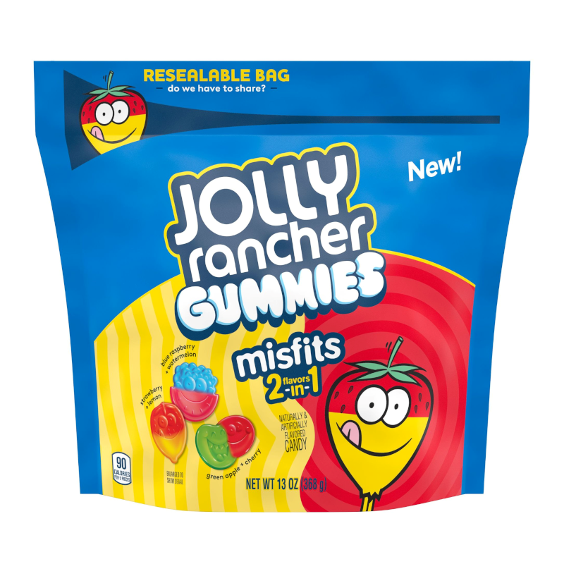Jolly Rancher Misfits 2 in 1 Gummies 13oz