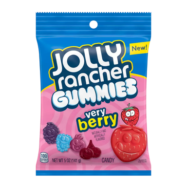 Jolly Rancher Very Berry Gummies 6.5oz (BEST BY: FEB 2025)