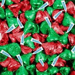 Hershey's Christmas Milk Chocolate Kisses 25lb