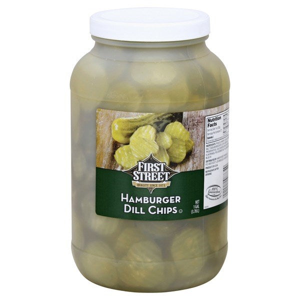 First Street Hamburger Dill Chips