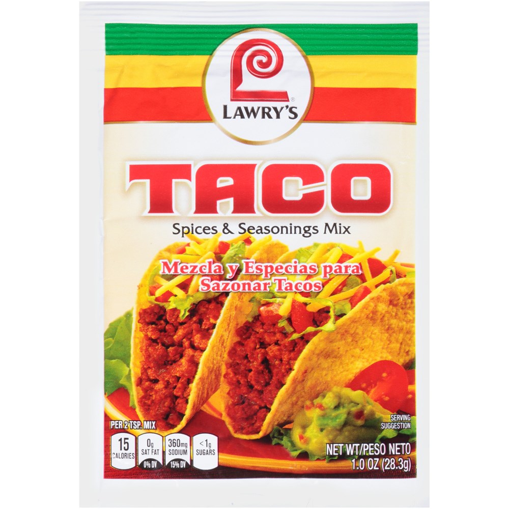 Lawry's Taco Spices & Seasoning Mix 1oz