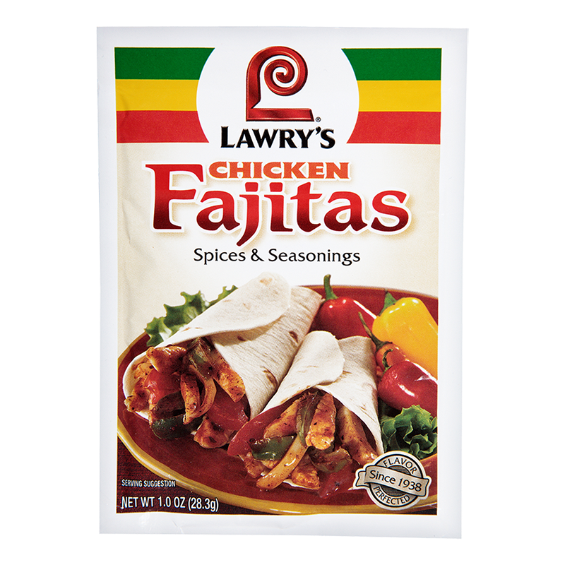 Lawry's Chicken Fajita Spices & Seasoning Mix 1oz