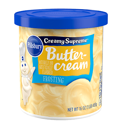 Pillsbury Creamy Supreme Buttercream Flavored Frosting 16oz