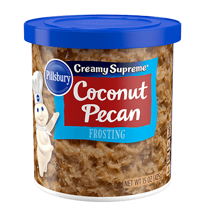 Pillsbury Creamy Supreme Coconut Pecan Flavored Frosting 15oz (BEST BY: OCTOBER 2024)