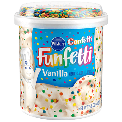 Pillsbury Confetti Funfetti Vanilla Flavored Frosting 15.6oz