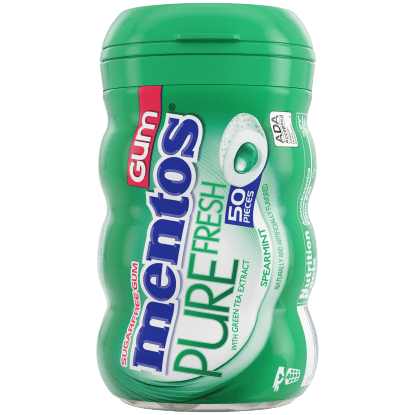 Mentos Pure Fresh Gum Spearmint 1.0oz