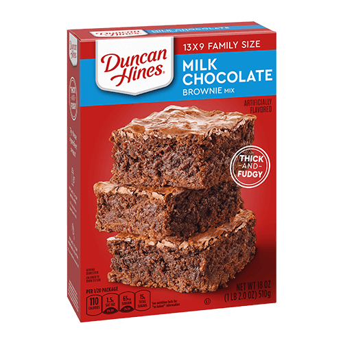 Duncan Hines Milk Chocolate Brownie Mix 18oz