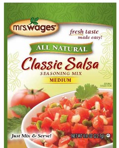 Mrs Wages Classic Salsa Medium Seasoning Mix 0.8oz