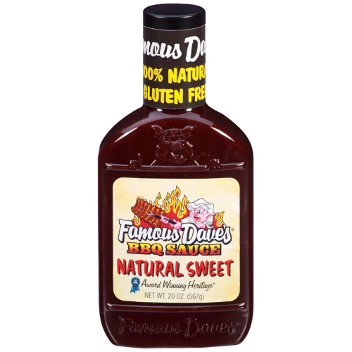 Famous Dave's Natural Sweet BBQ Sauce 20oz