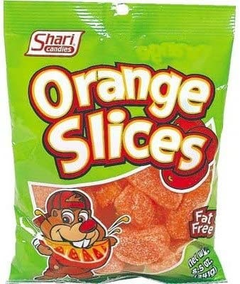 Shari Candies Orange Slices Candy 8oz