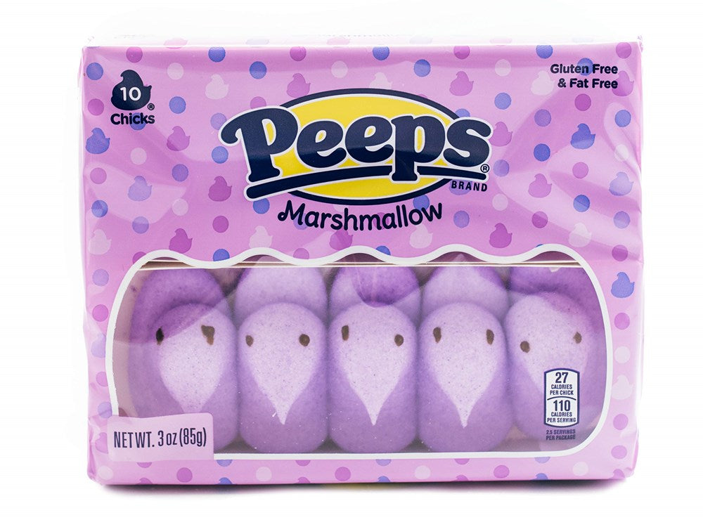 Peeps Marshmallow Lavender Chicks 10ct