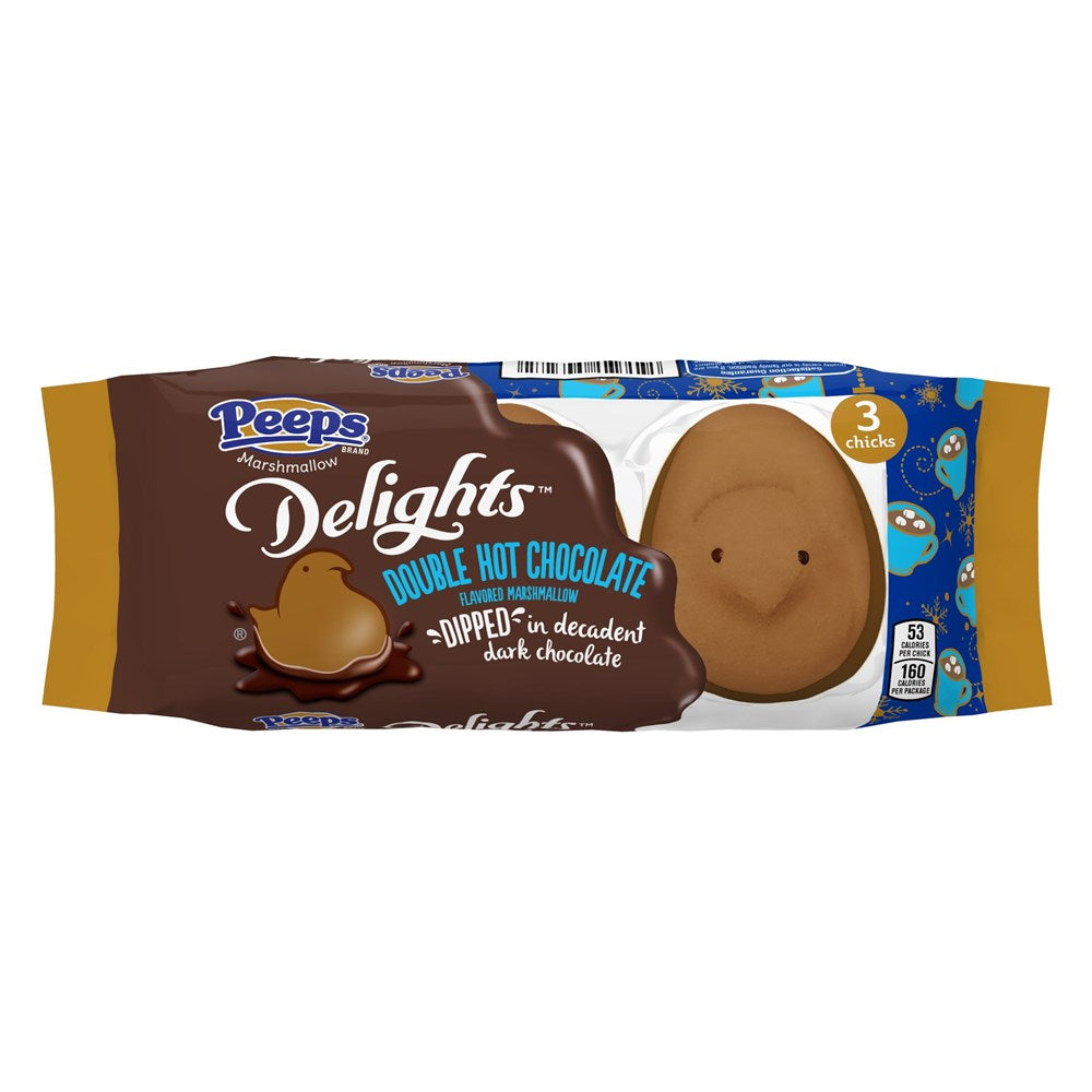 Peeps Delights Double Hot Chocolate Marshmallow Chicks 3oz