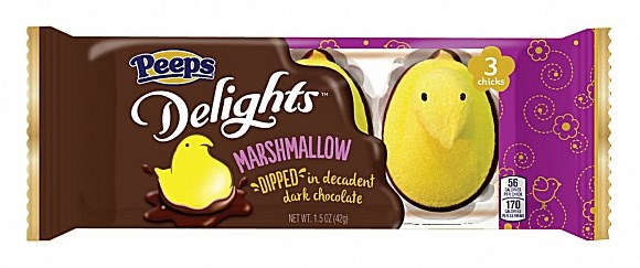 Peeps Marshmallow Dipped in Milk Chocolate Chicks 3ct