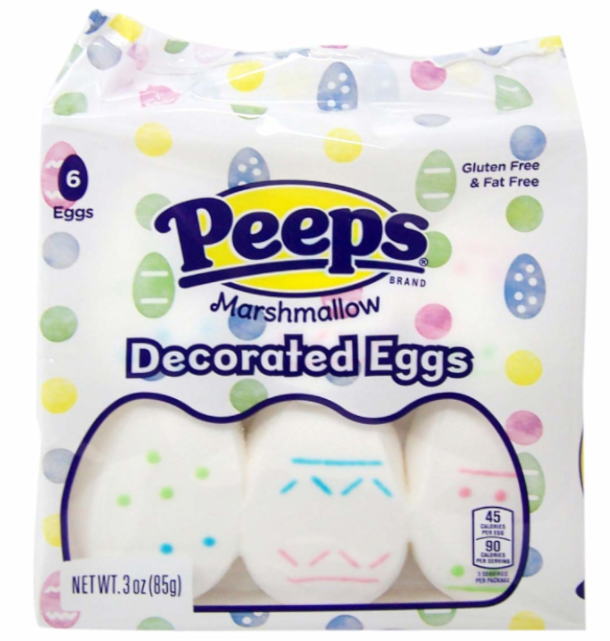 Peeps Marshmallow Decorated Eggs 3ct