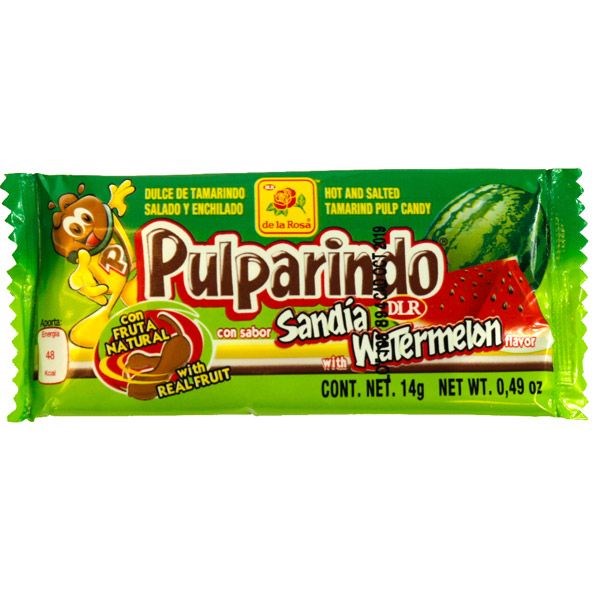 Pulparindo Watermelon Flavored Tamarind Candy 14g (BEST BY: OCT 2024)