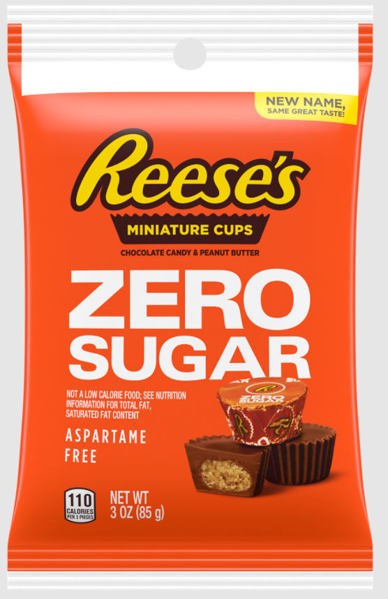 Reese's Zero Sugar Miniature Peanut Butter Cups 3oz