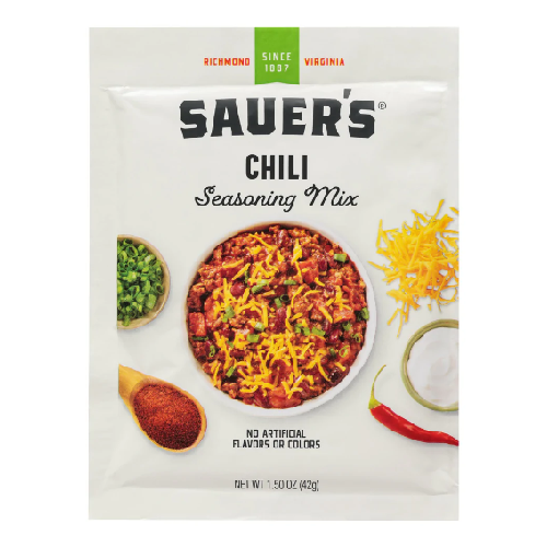 Sauer's Hot Chili Seasoning Mix 1.25oz