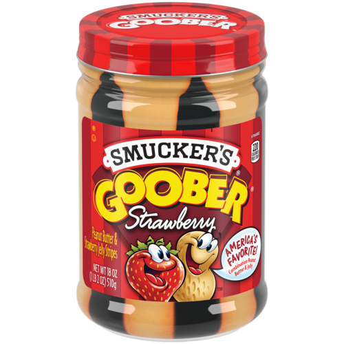 Smucker's Goober Strawberry PB&J Stripes 18oz