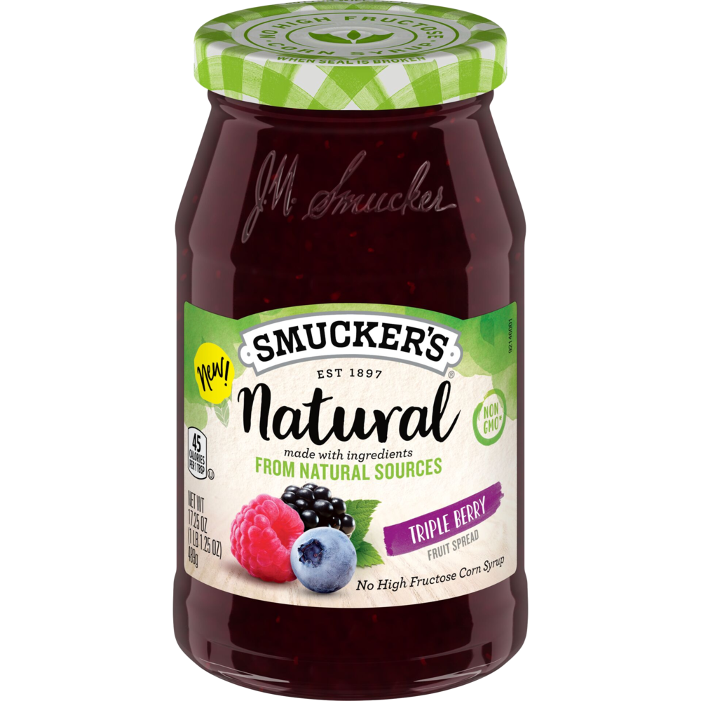 Smucker's Triple Berry Fruit Spread 17.25oz (BEST BY: JAN 25)