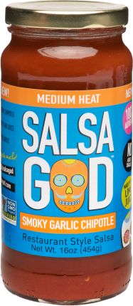 Salsa God Smoky Garlic Chipotle Medium Heat 16oz