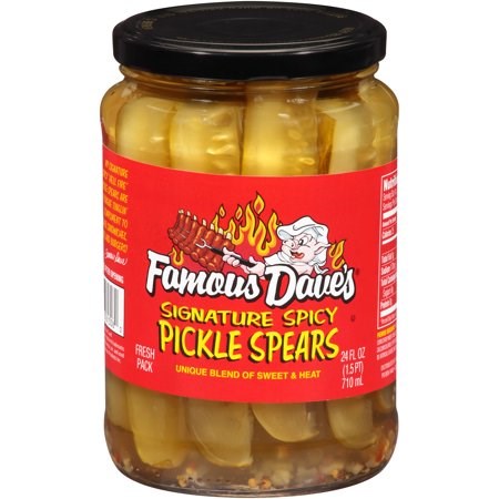 Famous Dave's Spicy Pickles Spears 24oz