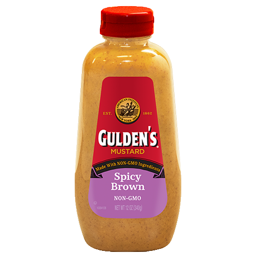 Gulden's Spicy Brown Mustard 12oz (BEST BY: 11 AUG 2025)