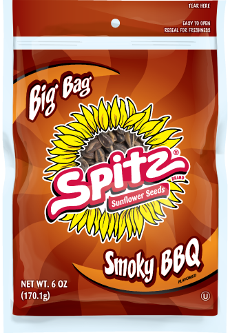 Spitz Smoky BBQ Flavoured Sunflower Seeds6oz