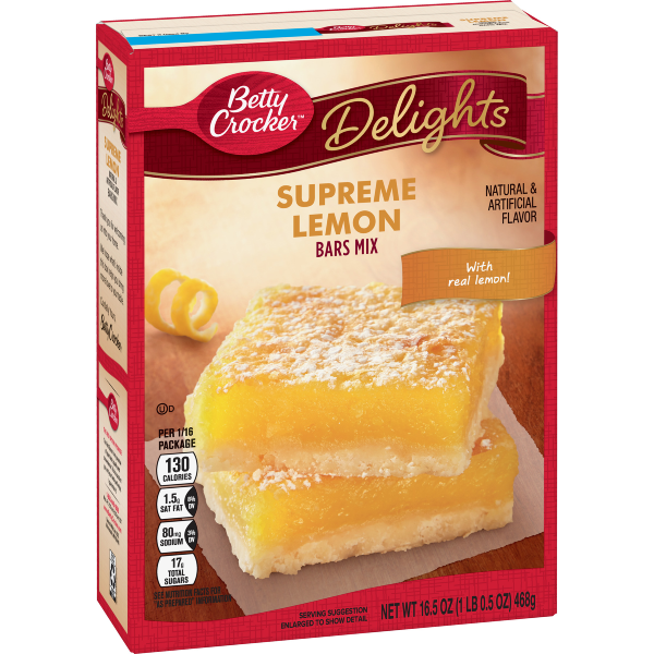 Betty Crocker Supreme Lemon Bar Mix 16.5oz