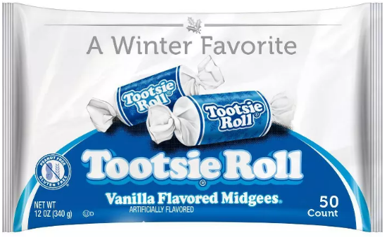 Tootsie Roll Vanilla Holiday Midgees 12oz
