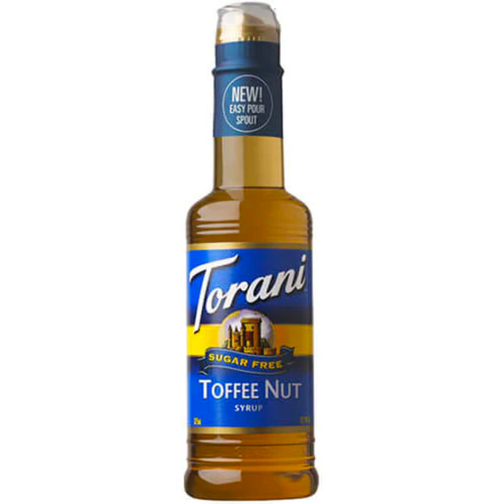 Torani Sugar Free Toffee Nut Syrup 12.6oz (BEST BY: JUN 2024)