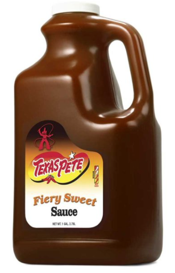 Texas Pete Fiery Sweet Sauce 1 Gallon