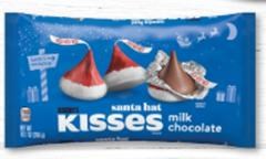 Hershey's Xmas Kisses Milk Choc Santa Hats 7.8oz
