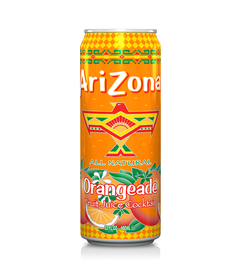 Arizona Orangeade Fruit Juice Cocktail 22oz