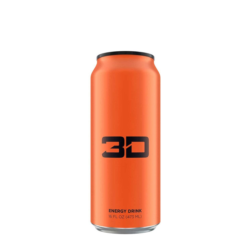 3D Energy Drink Orange 16oz