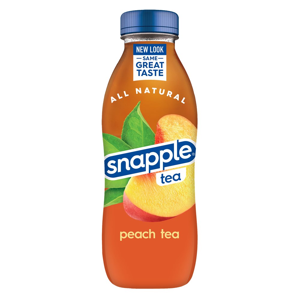 Snapple Peach Tea Plastic Bottle 16oz