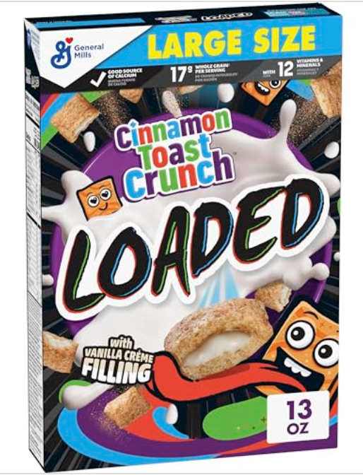 Cinnamon Toast Crunch Loaded Cereal 13oz 9 (BEST BY: NOV 24)