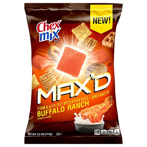 Chex Mix Max'd Buffalo Ranch 4.25oz (best by: nov 2024)