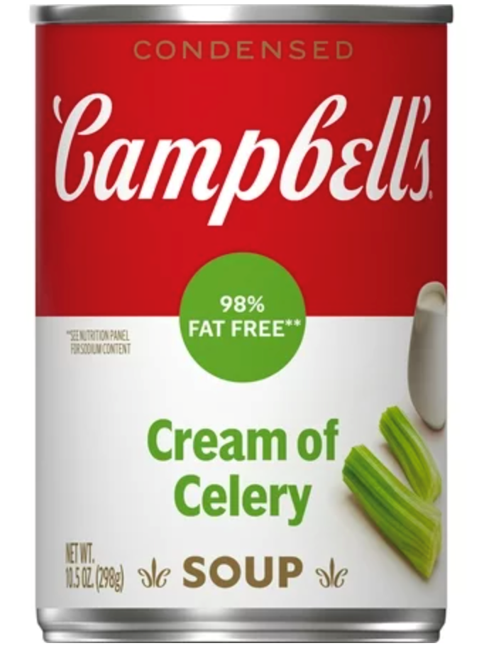 Campbell's Cream of Celery Soup 98% Fat Free 10.5oz (BEST BY: MAY 2025)