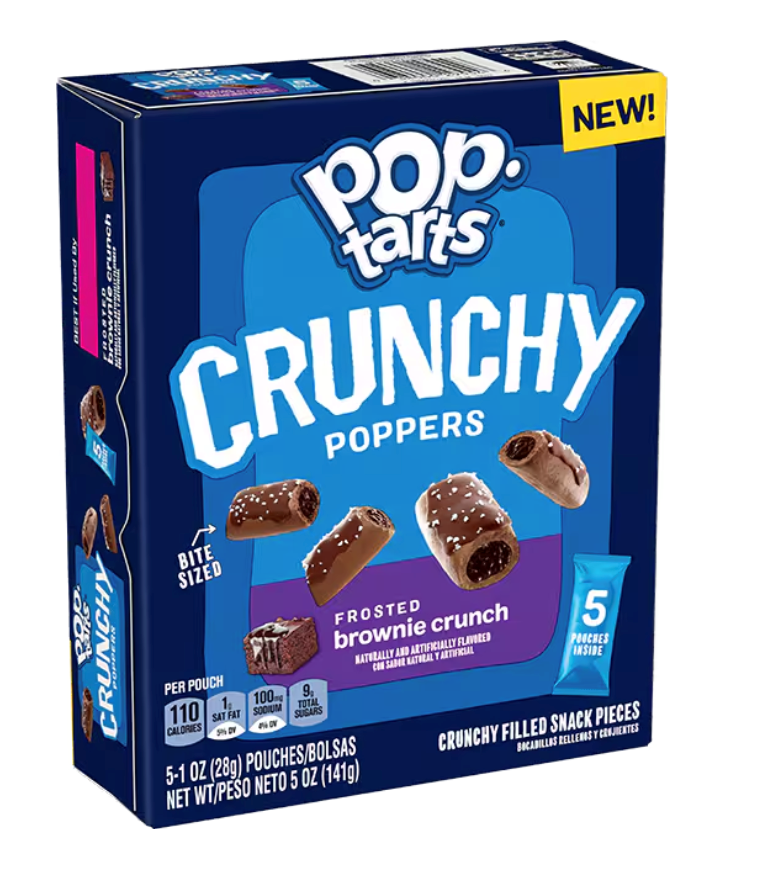 Pop Tarts Frosted Brownie Crunch Poppers 5oz (BEST BY: FEB 25)