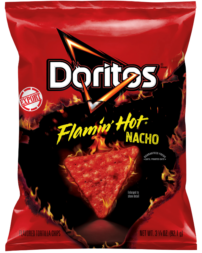 Doritos Flamin' Hot Nacho 3.25oz (best by: 31dec2024)