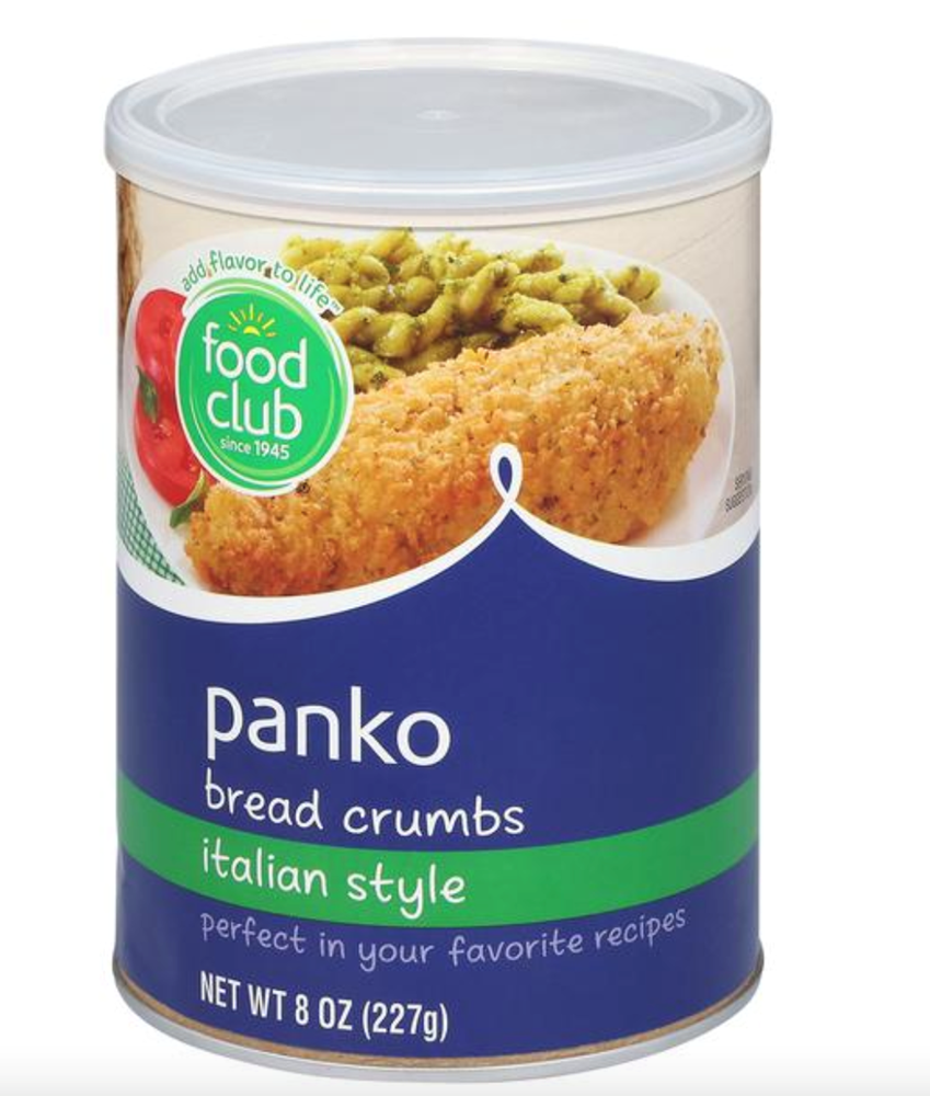 Food Club Italian Style Panko Bread Crumbs 8oz
