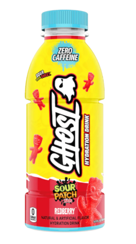 Ghost Sour Patch Kids Redberry Hydration Drink 16.9oz