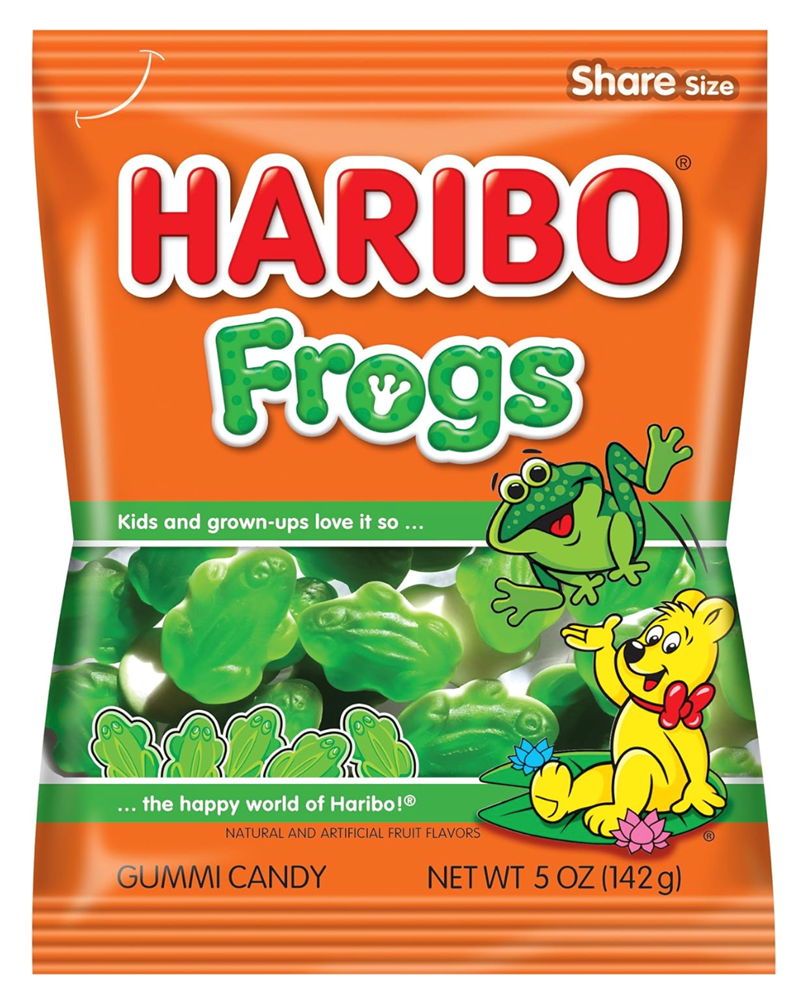 Haribo Frogs Gummy Candy 5oz