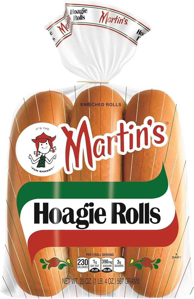 Martin's Hoagie Rolls 6 Pack