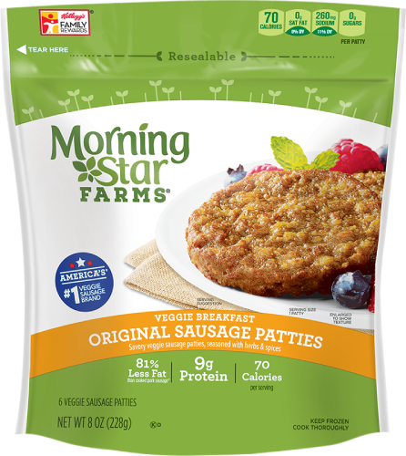 Morning Star Farms Veggie Sausage Patties Value Pack 16oz