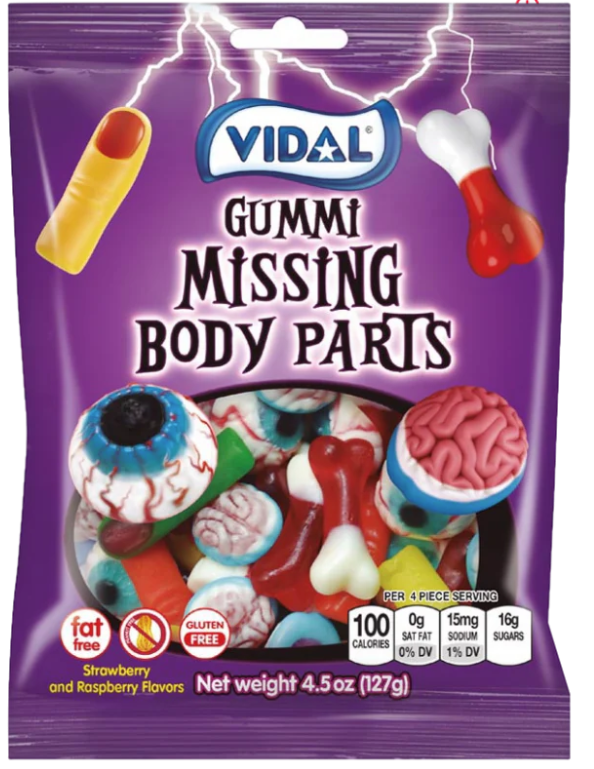 Vidal Gummi Missing Body Parts 4.5oz