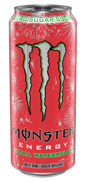 Monster Energy Ultra Watermelon Zero Sugar Drink 16oz