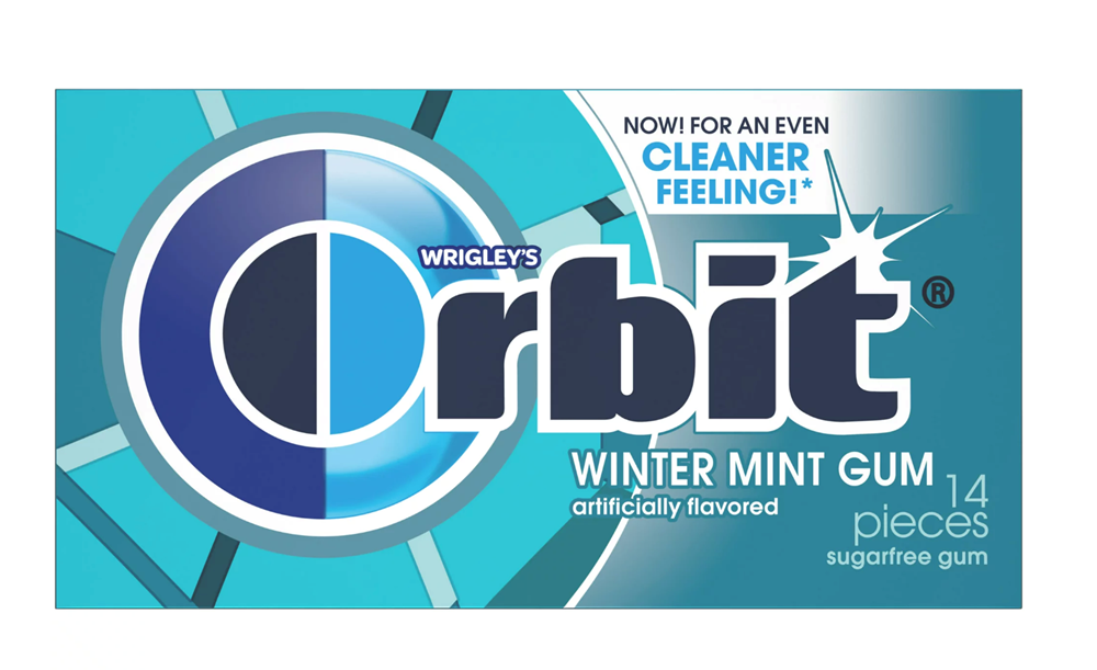 Orbit Wintermint Sugar Free Gum 14ct (BEST BY: AUG 2025)